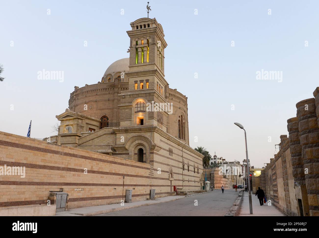 EGYPT, Cairo, Mar Girgis, Coptic Orthodox Church of St. George / ÄGYPTEN, Kairo, Mar Girgis, koptisch orthodoxe Kirche Saint George Stock Photo