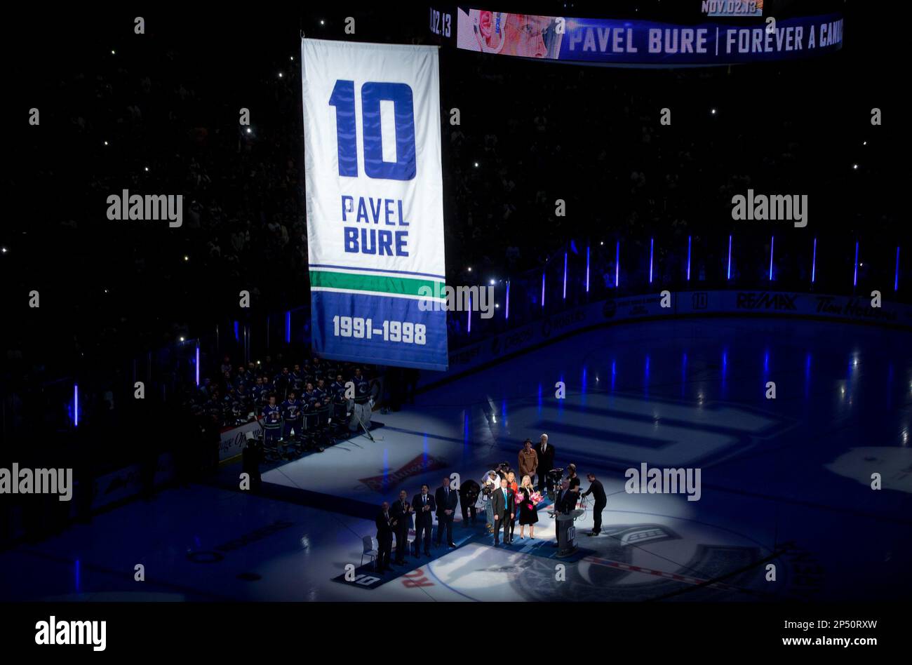 Pavel Bure's No. 10 to be retired by the Canucks 