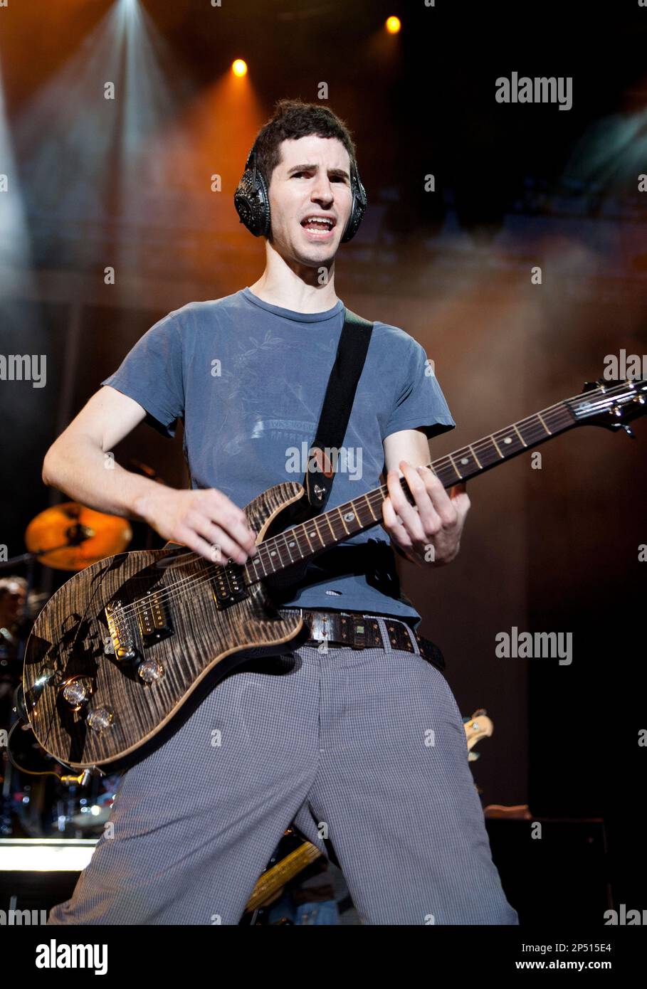 Guitarist Brad Delson of Linkin Park performs at EPICENTER