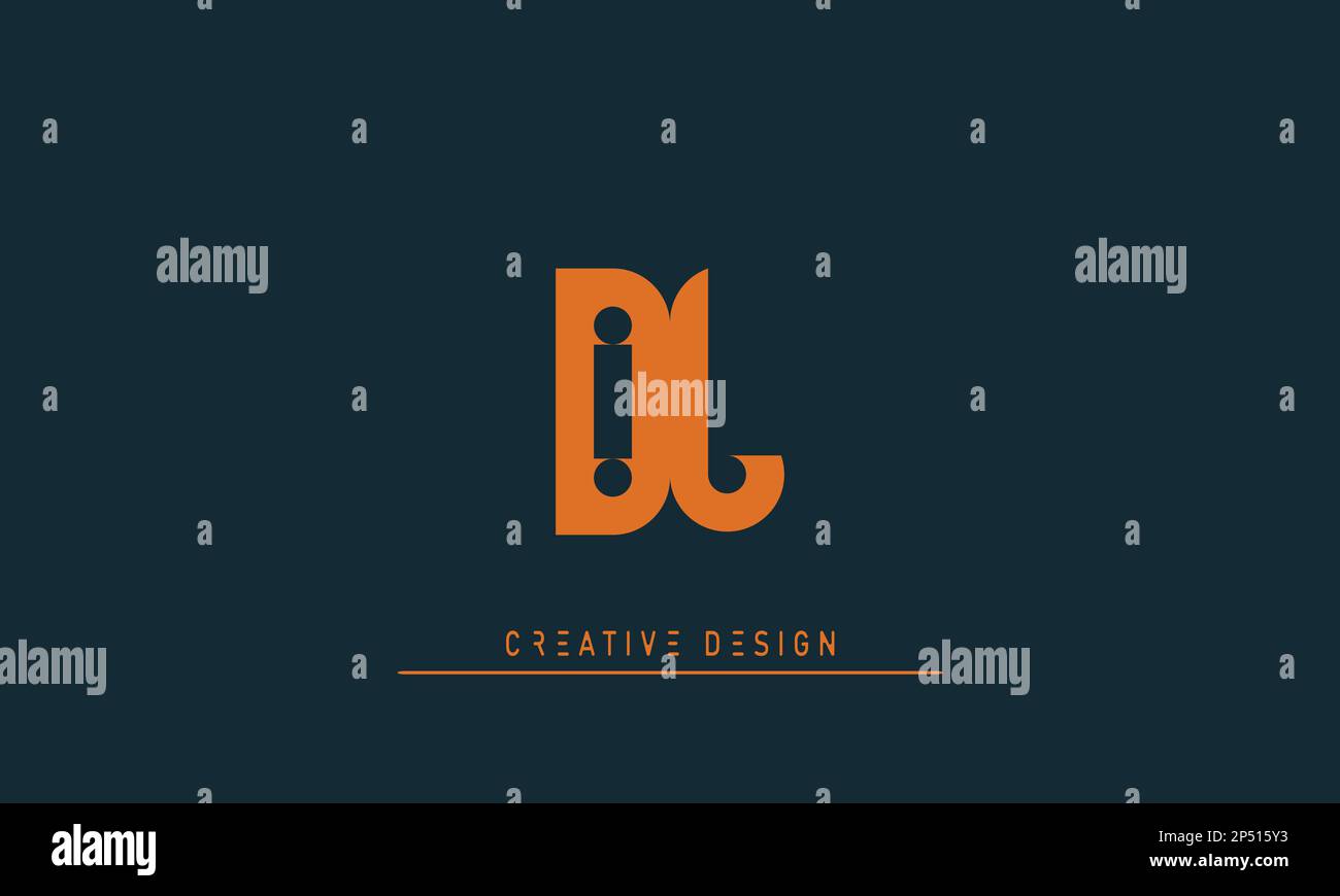 Alphabet letters Initials Monogram logo DL , LD Stock Vector Image ...