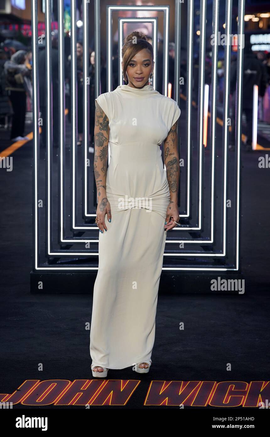 Yinka Bokinni attending the gala screening of John Wick: Chapter 4, at