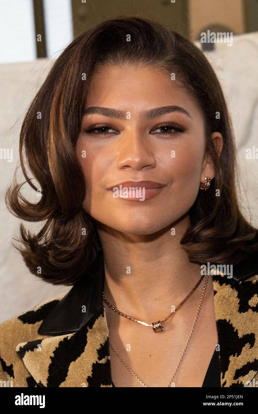 Zendaya attends the Louis Vuitton Fall/Winter 2023-2024 ready-to-wear  collection presented Monday, March 6, 2023 in Paris. (Vianney Le  Caer/Invision/AP Stock Photo - Alamy