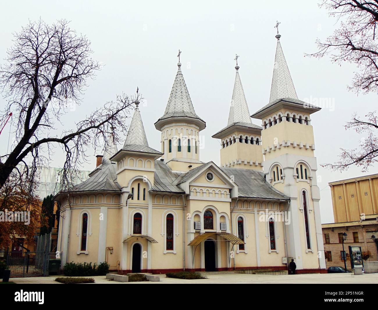 orthodox church in Baia Mare city Stock Photo