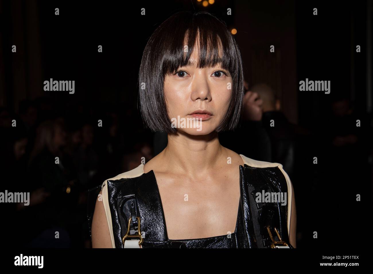Doona Bae attends the Louis Vuitton Fall/Winter 2023-2024 ready-to-wear  collection presented Monday, March 6, 2023 in Paris. (AP Photo/Christophe  Ena Stock Photo - Alamy