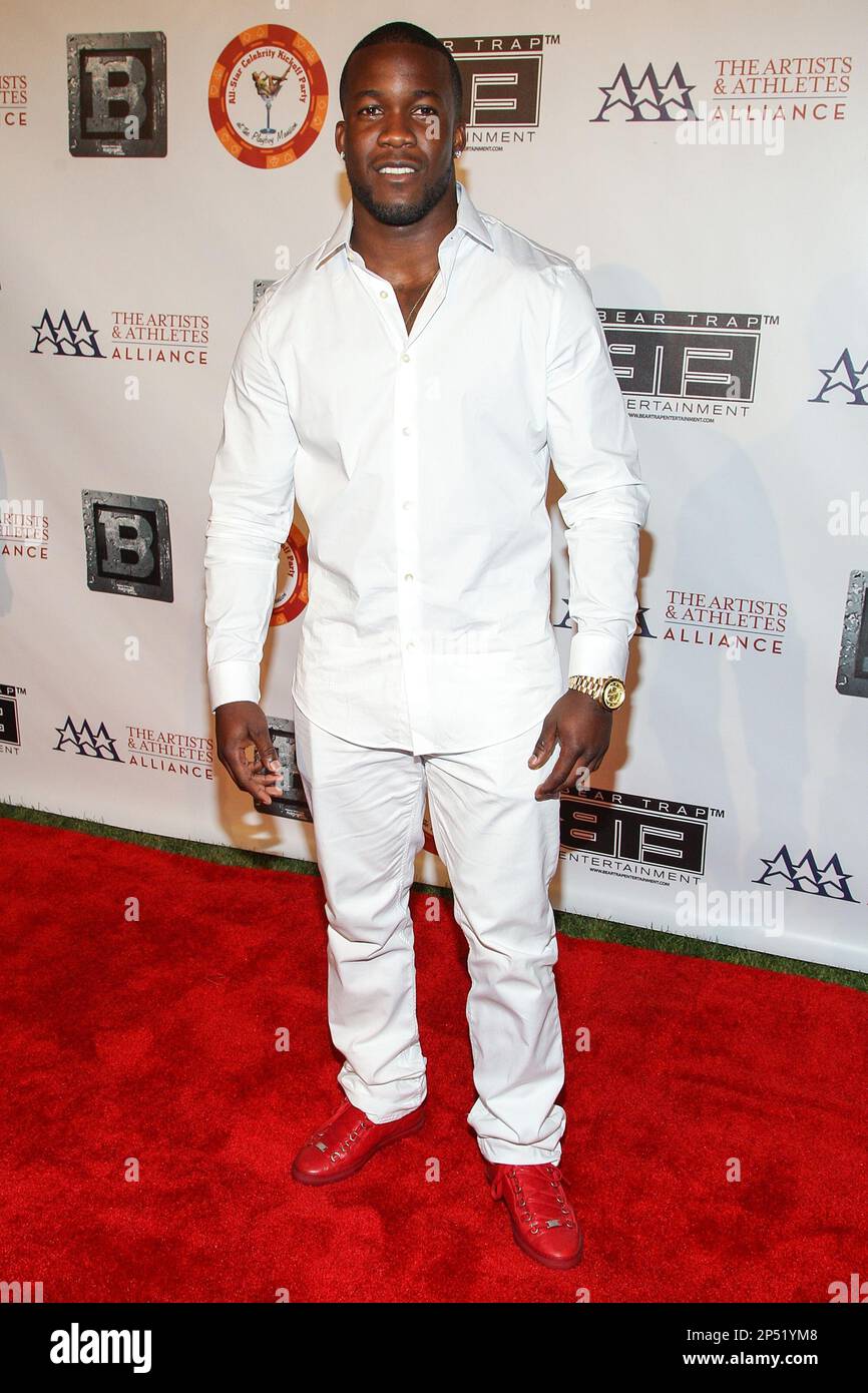 Professional football player Ronnie Hillman attends the 8th Annual BTE