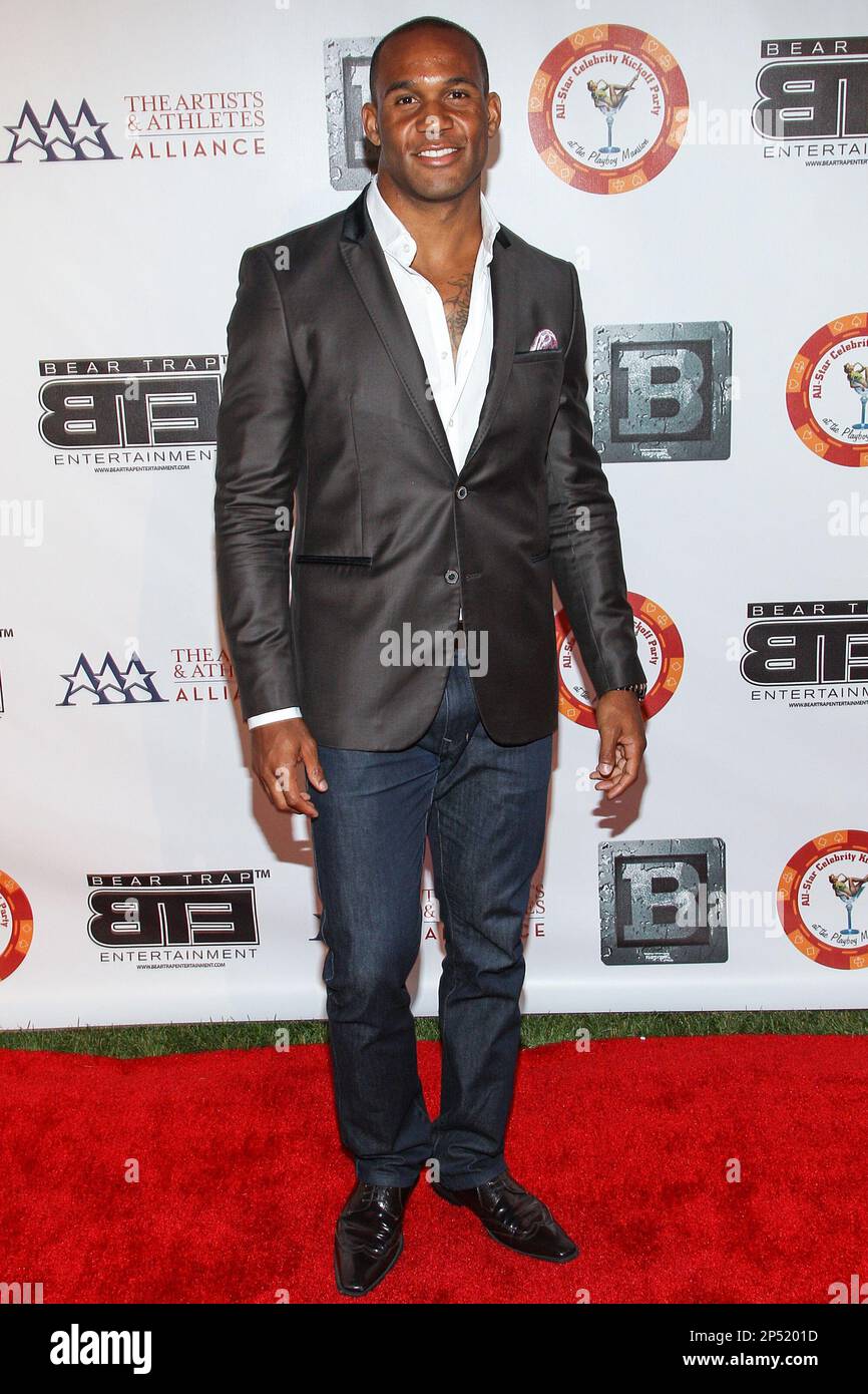 Professional football player Bret Lockett attends the 8th Annual BTE ...