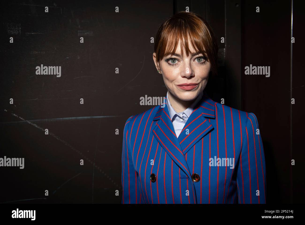 Emma Stone attends the Louis Vuitton Fall/Winter 20232024 readyto