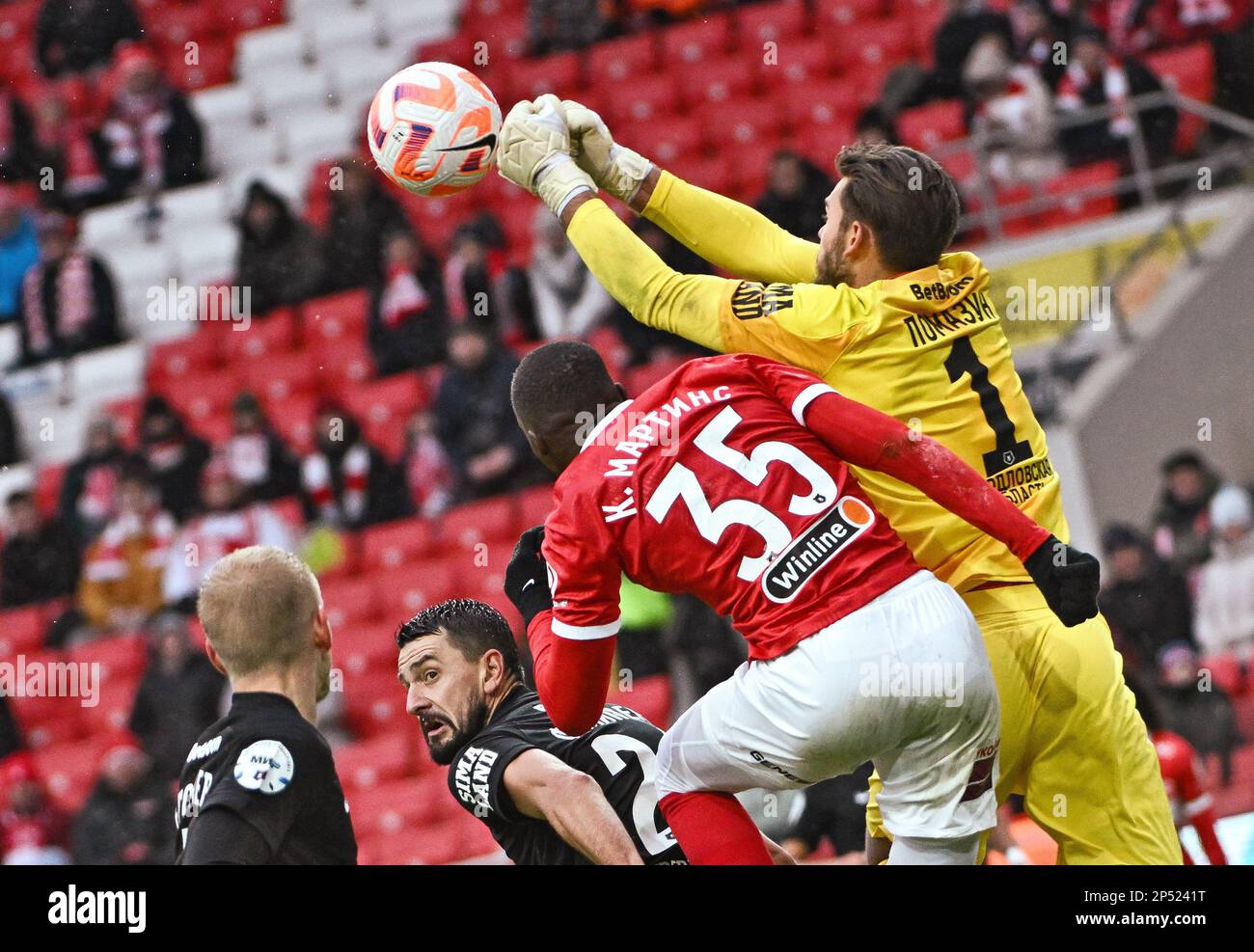 Logo of Russian football team Spartak Moscow Stock Photo - Alamy