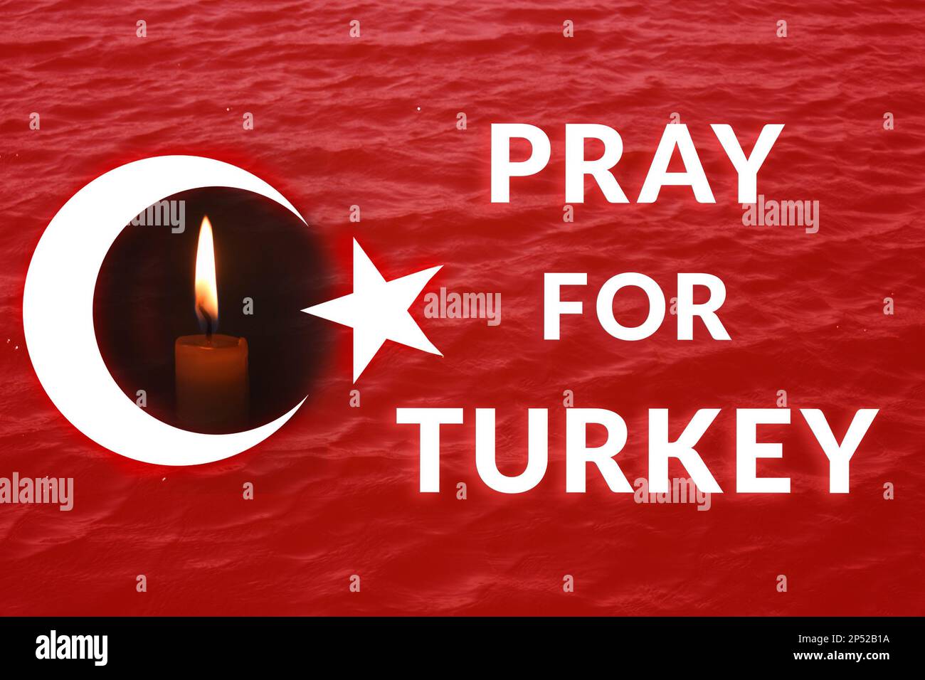 Turkey Earthquake, February 6, 2023. Mournful banner. The Epicenter of
