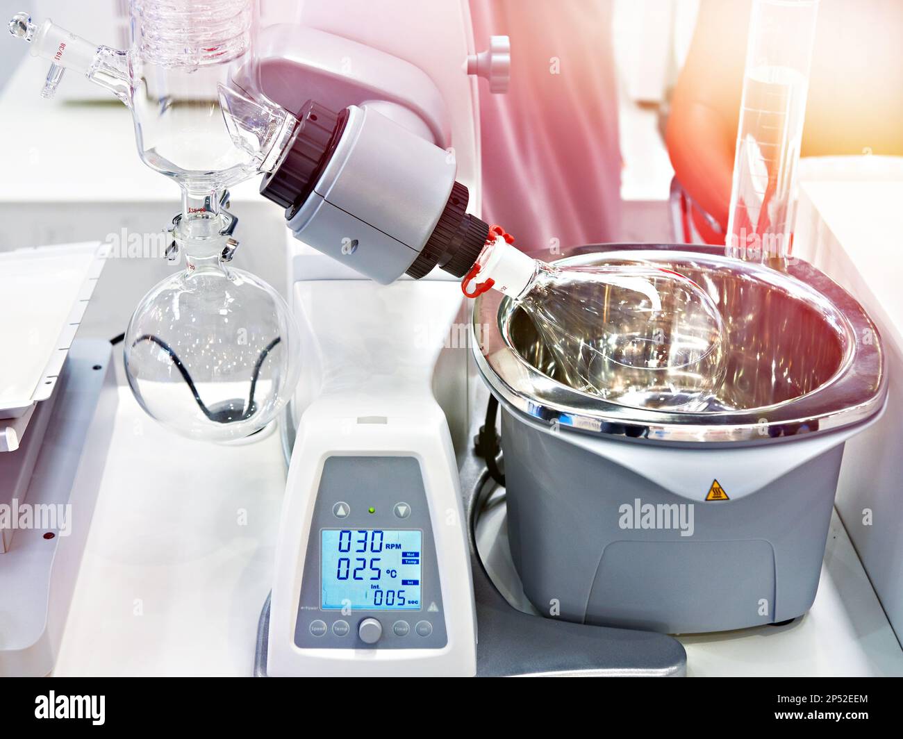 Laboratory rotary evaporator for chemistry Stock Photo Alamy