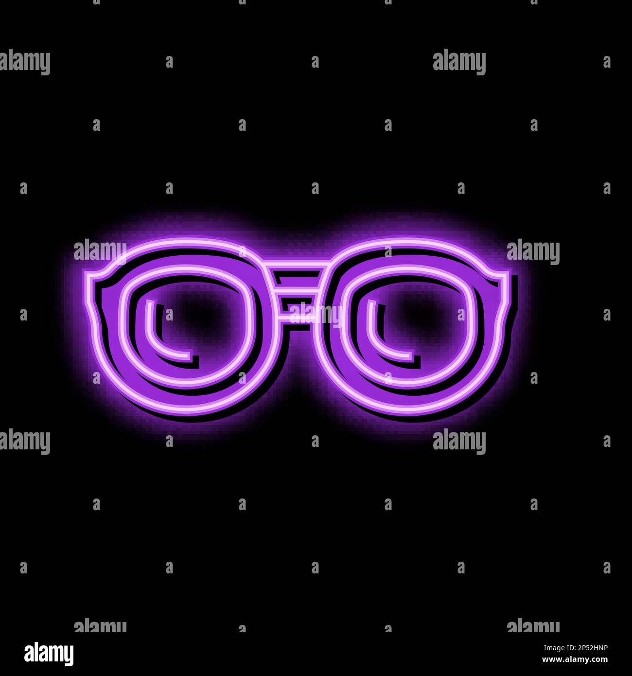 geek glasses frame color icon vector illustration Stock Vector Image ...