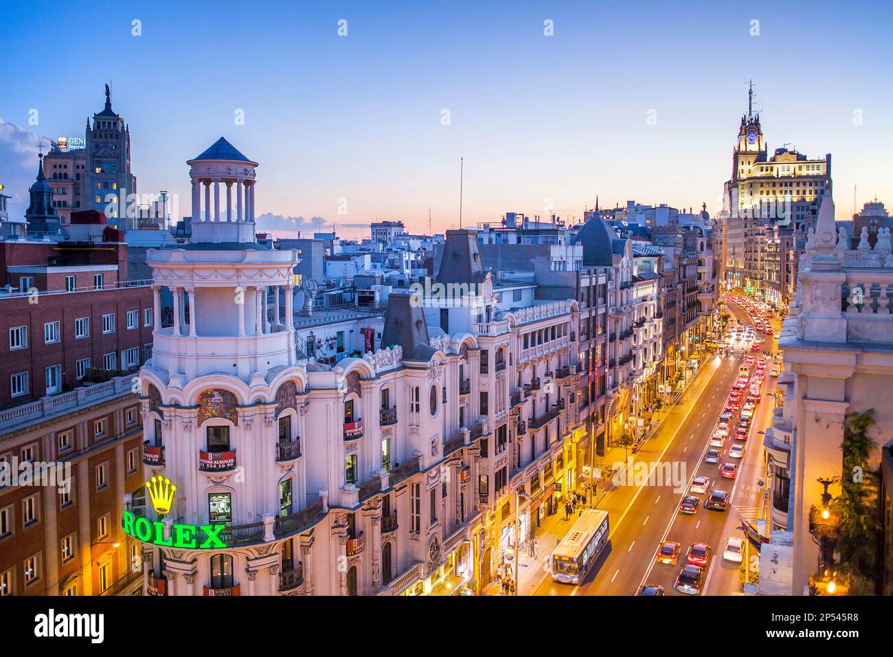 Overview of gran via hi-res stock photography and images - Alamy