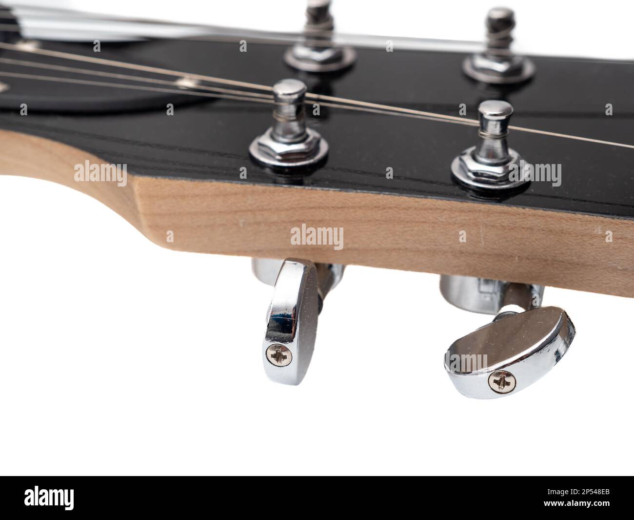 Electric guitar fretboard. Electric guitar settings. Guitar. Closeup