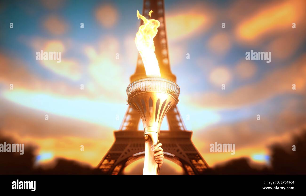 The Olympic torch is one of the most iconic symbols of the Olympic