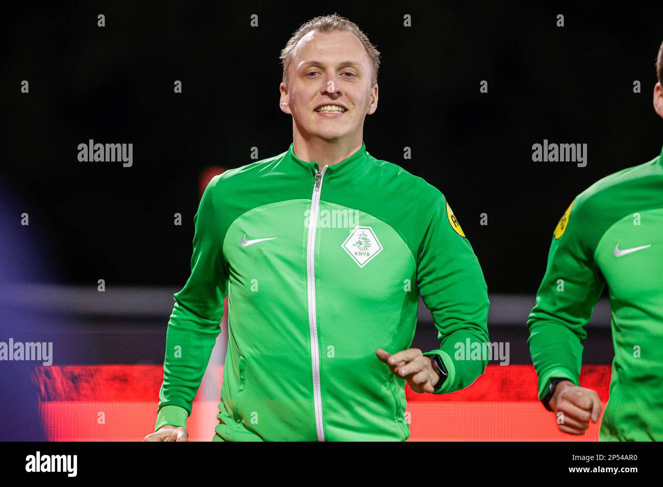 EINDHOVEN, NETHERLANDS - MARCH 6: assistant referee Michael Rasch ...
