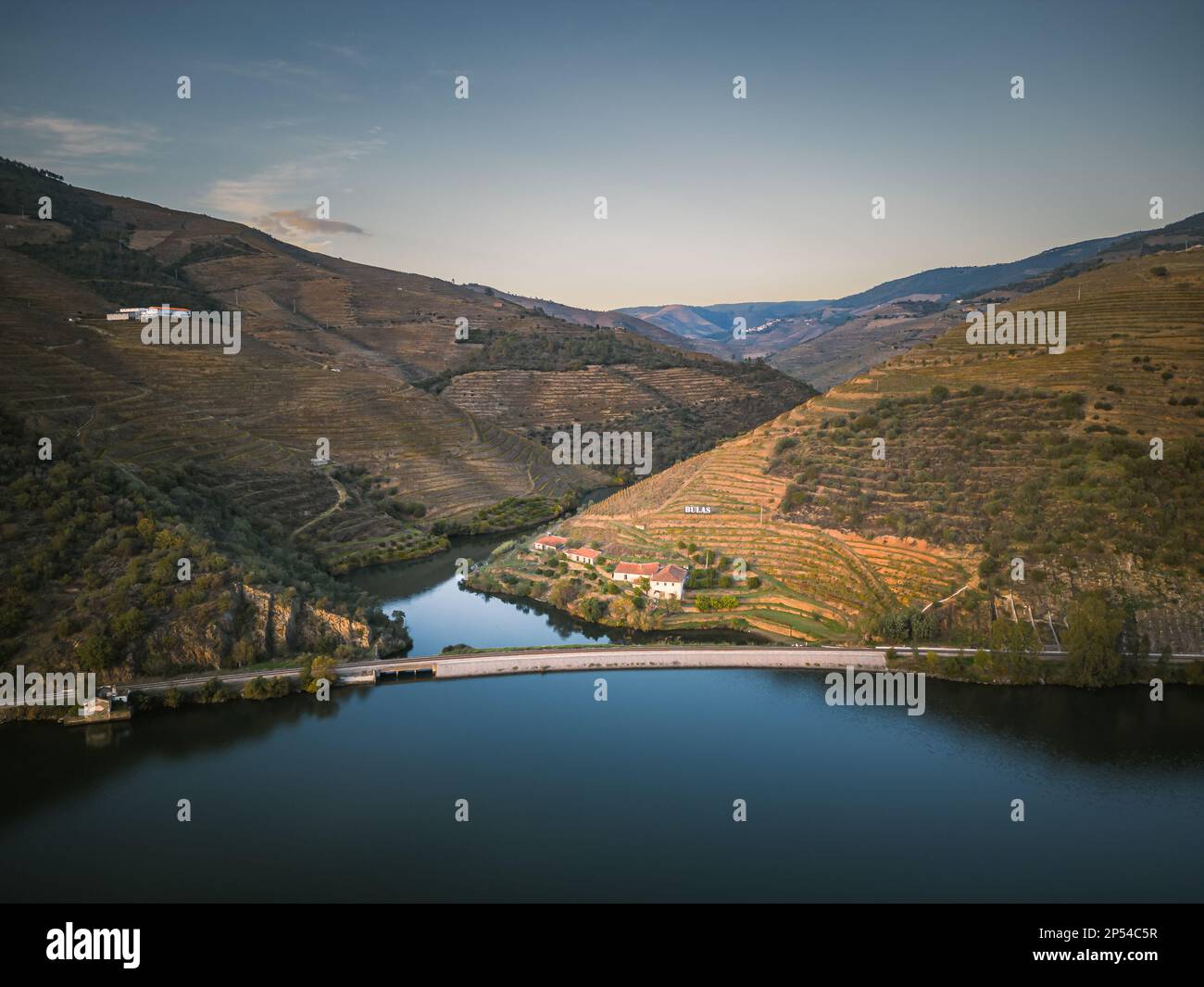 Aerial view of the Douro river Stock Photo Alamy