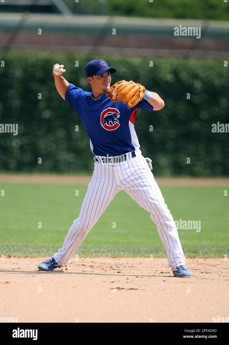 Ryan Theriot of the Chicago Cubs before a game against the San Diego ...