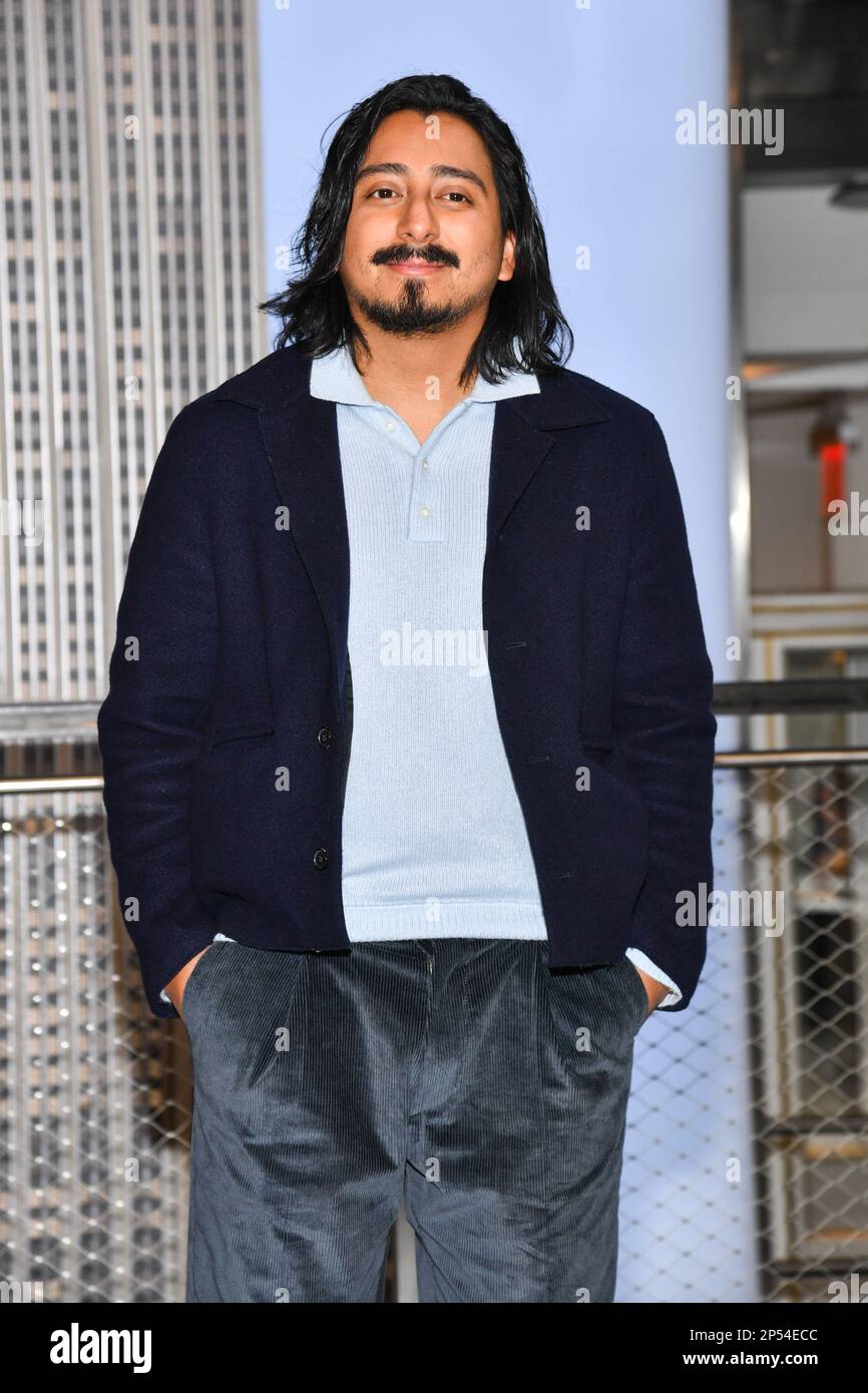 New York USA 06th Mar 2023 Tony Revolori Poses For A Photo As The New York Usa 06th Mar 2023 Tony Revolori Poses For A Photo As The Cast Of Scream Vi Visit The Iconic Empire State Building On March 4 2023 In New York Ny Photo By Anthony Beharsipa Usa Credit Sipa Usaalamy Live News 2P54ECC 