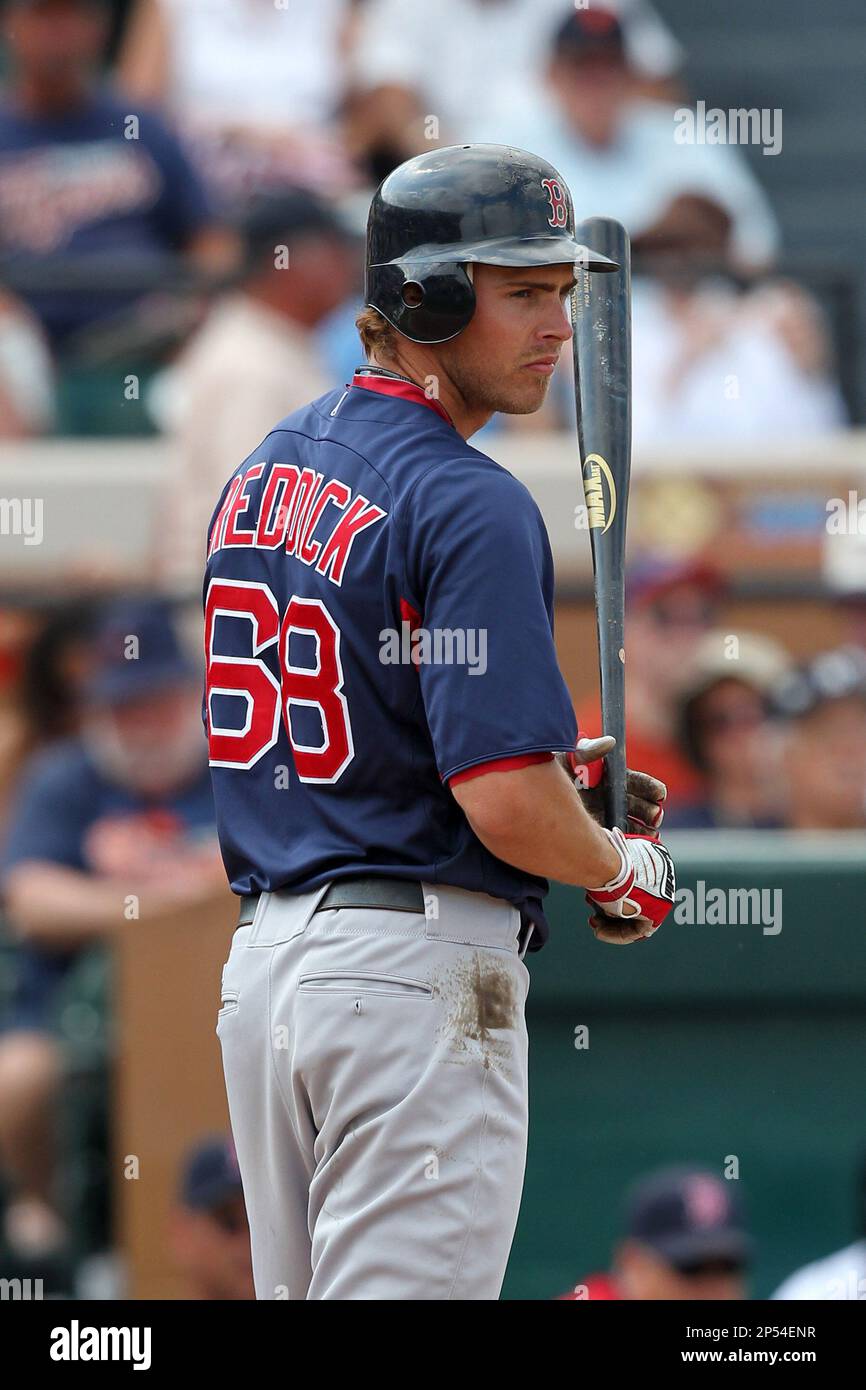Boston Red Sox Josh Reddick #68 during a spring training game vs. the ...