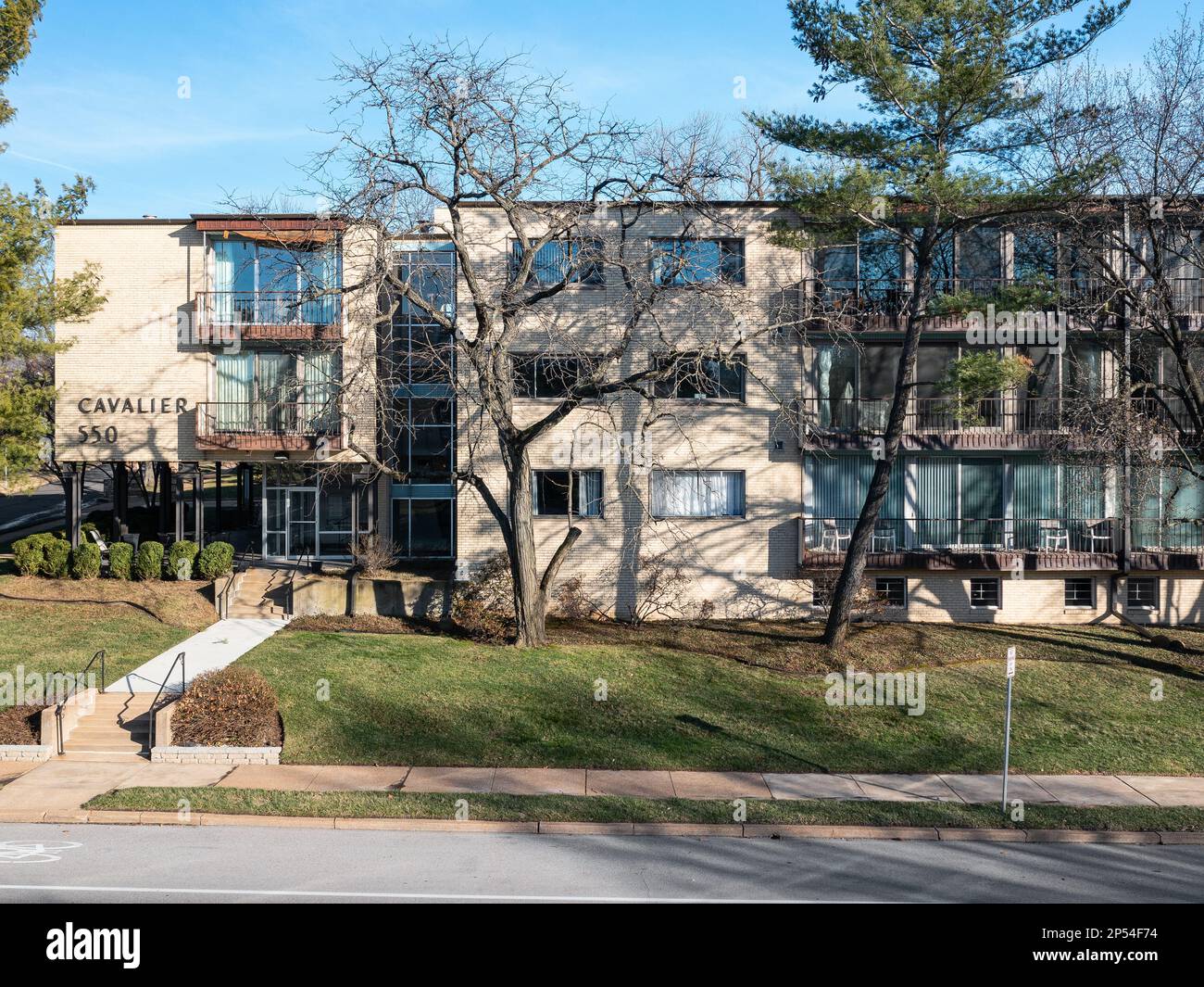 The Cavalier Apartments designed by Robert Elkington Stock Photo Alamy