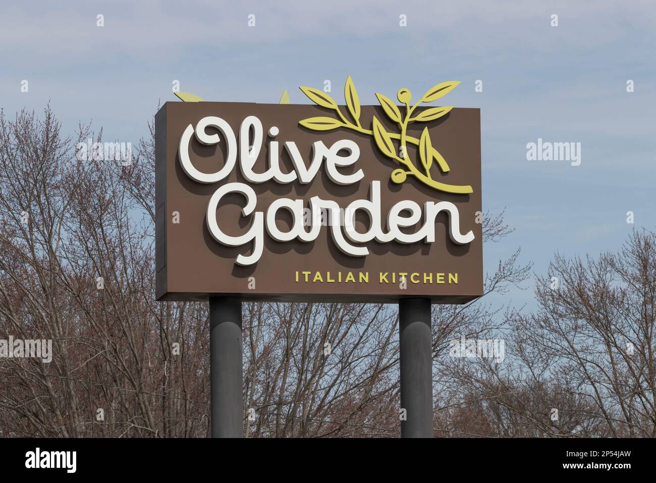 Anderson Circa March 2023 Olive Garden Italian Restaurant. Olive