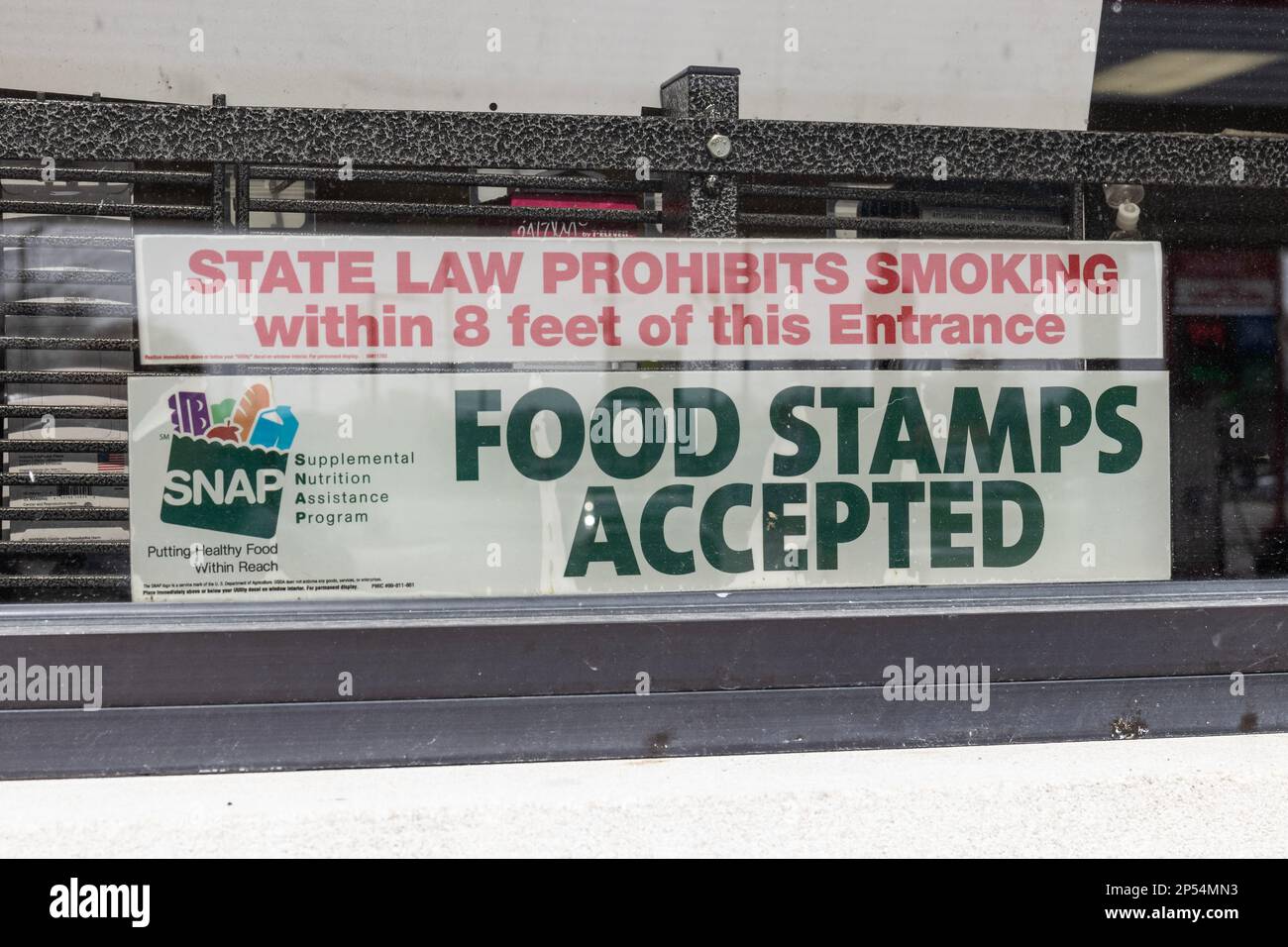 Anderson Circa March 2023 SNAP and EBT Accepted here sign. SNAP and