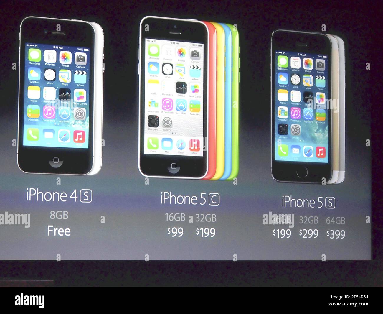 Apple Inc.unveil iPhone 5S and lower- priced iPhone 5C smartphones