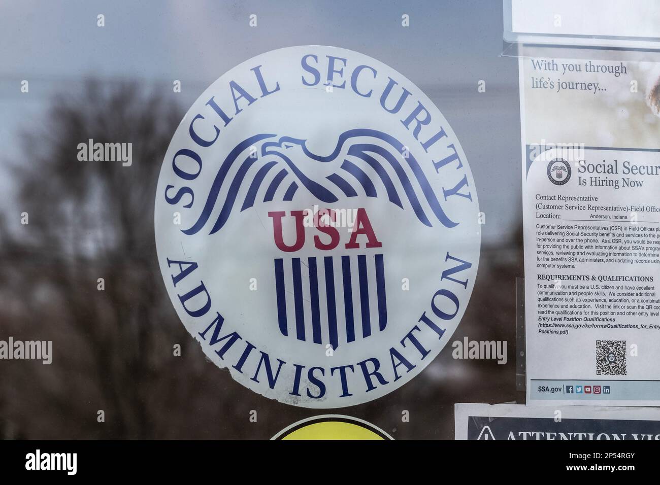 Anderson Circa March 2023 Social Security Administration branch. The
