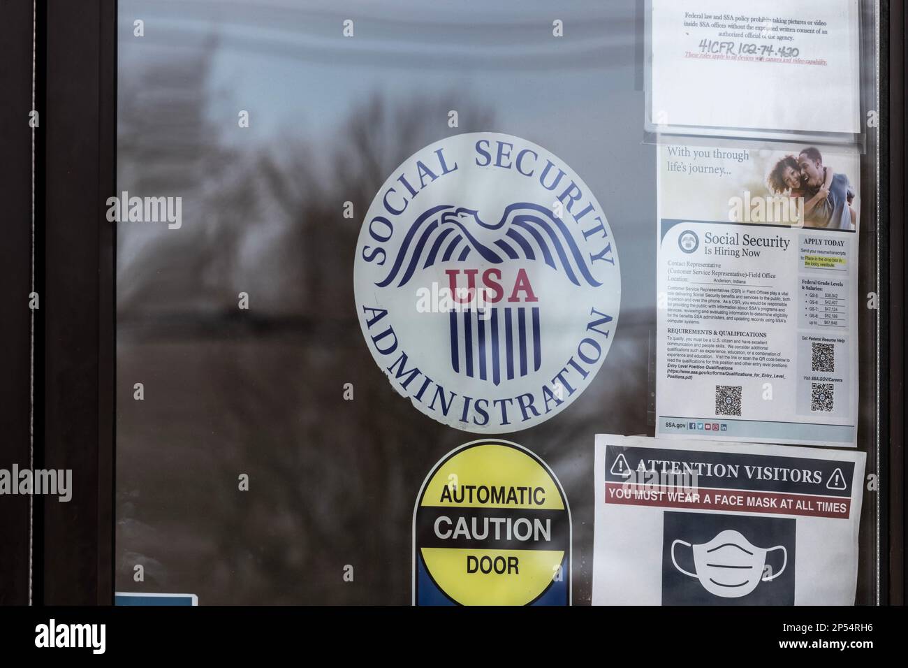 Anderson Circa March 2023 Social Security Administration branch. The