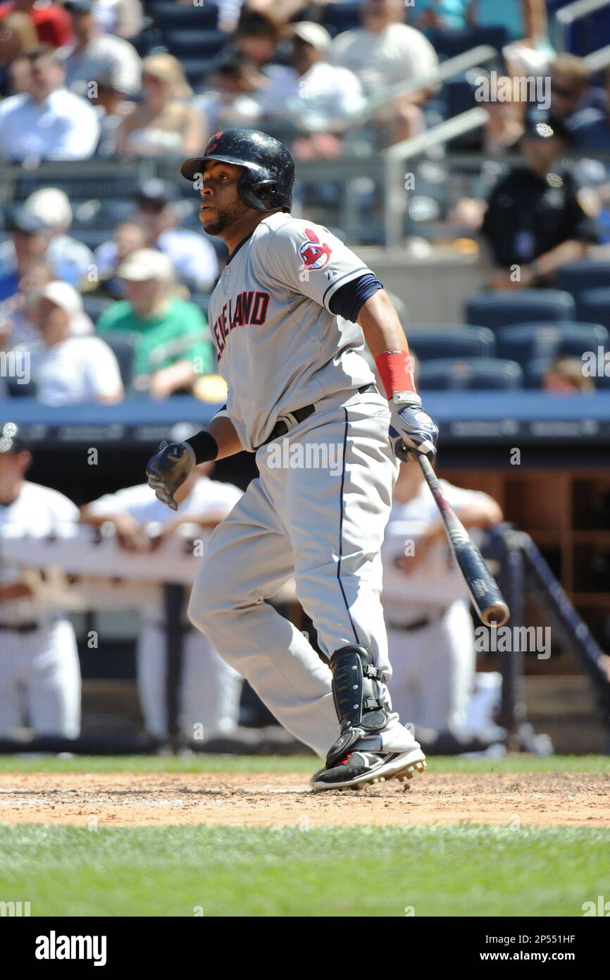 Cleveland Indians infielder Carlos Santana (41) during game against the New  York Yankees at Yankee Stadium in Bronx, New York; June 5, 2013. Yankees  defeated Indians 6-4. (AP Photo/Tomasso DeRosa Stock Photo - Alamy