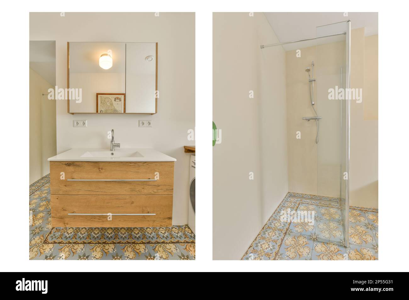 Amsterdam, Netherlands 10 April, 2021 a bathroom with a sink, mirror