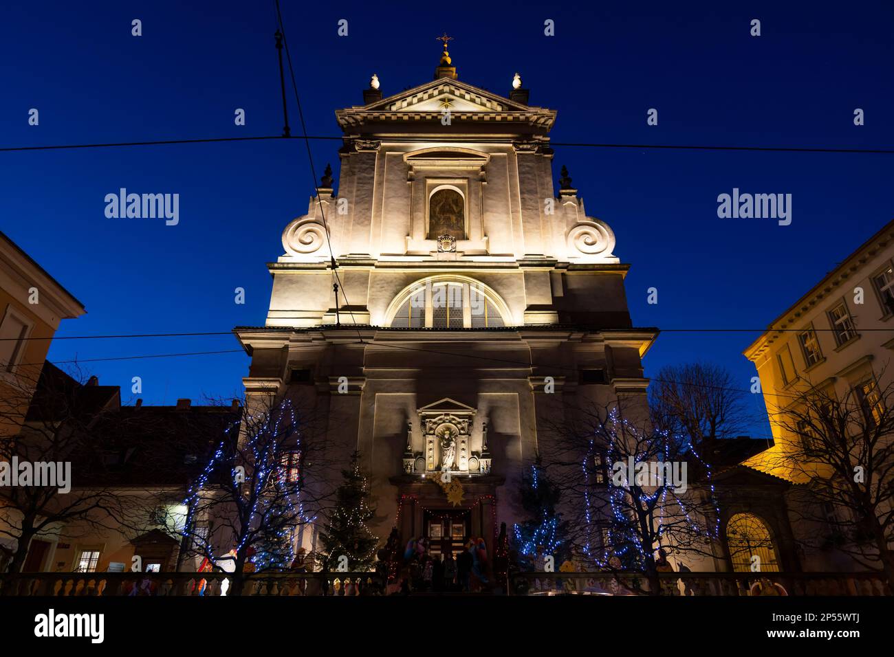 Church of Our Lady Victorious, Prague, Czech Republic Stock Photo