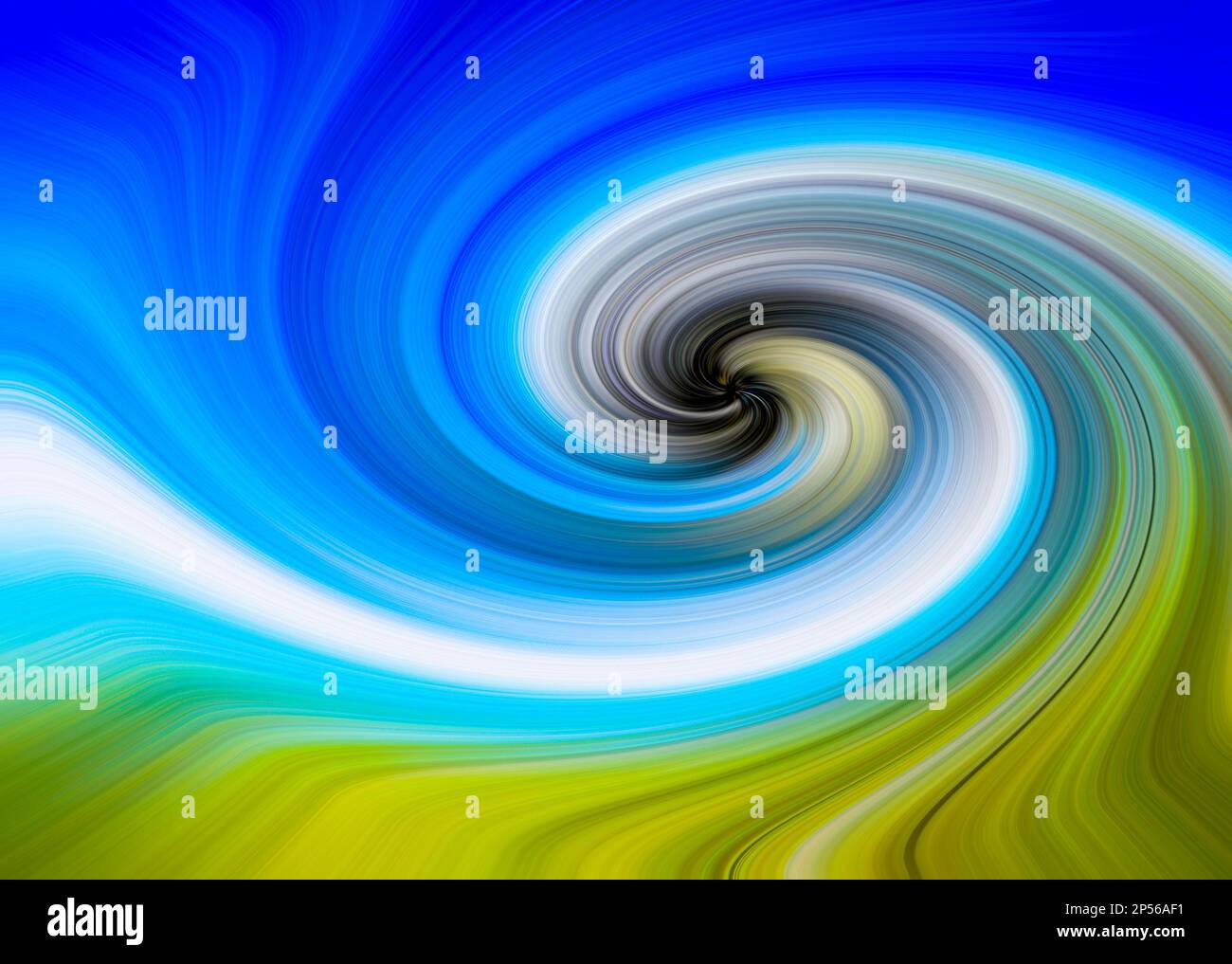 A landscape format illustration to create a twirled effect for background use Stock Photo