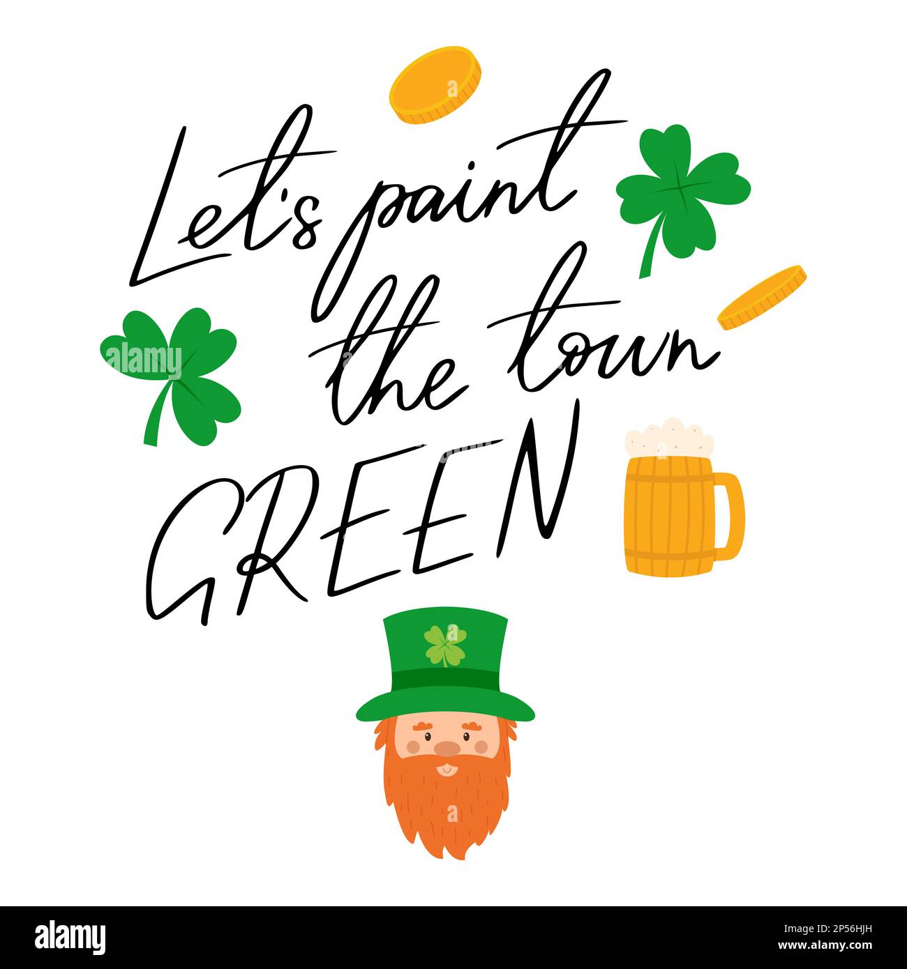 lets-paint-town-green-hi-res-stock-photography-and-images-alamy