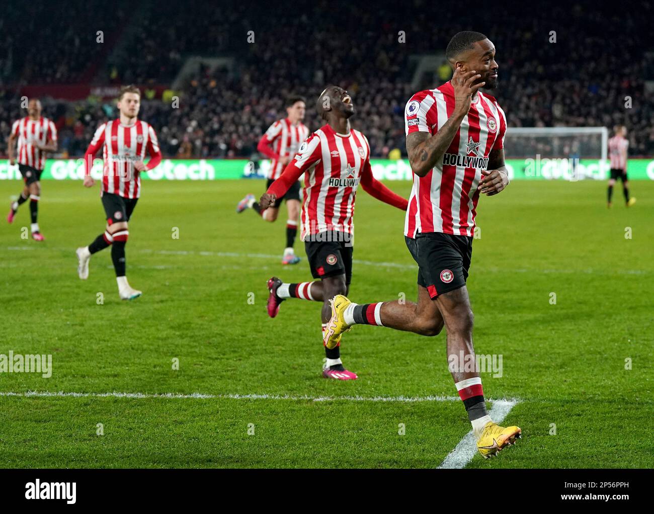 Brentford s Ivan Toney Celebrates Scoring His Sides Second Goal From Brentford s Ivan Toney Celebrates Scoring His Sides Second Goal From