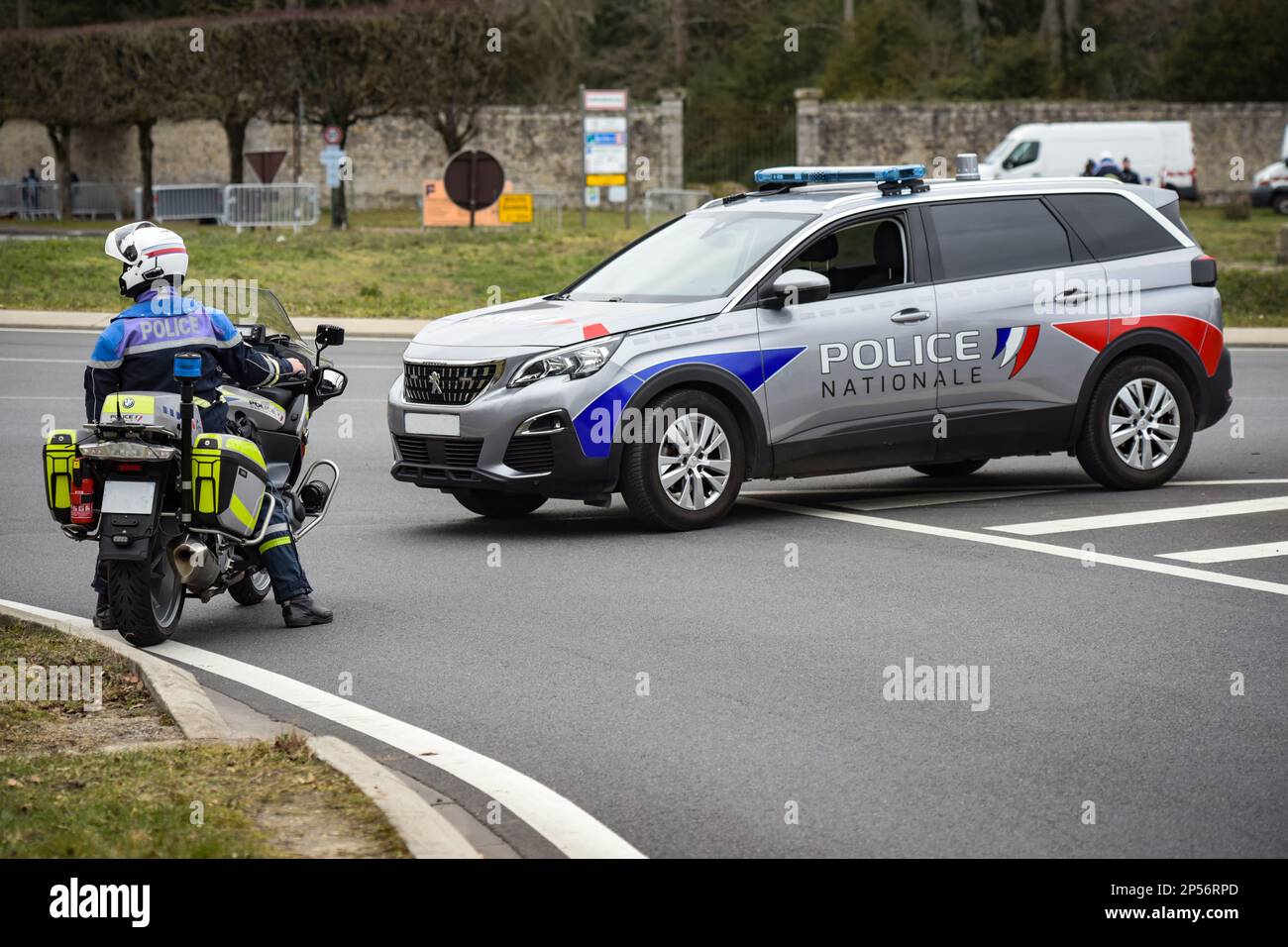 French police car hi-res stock photography and images - Alamy