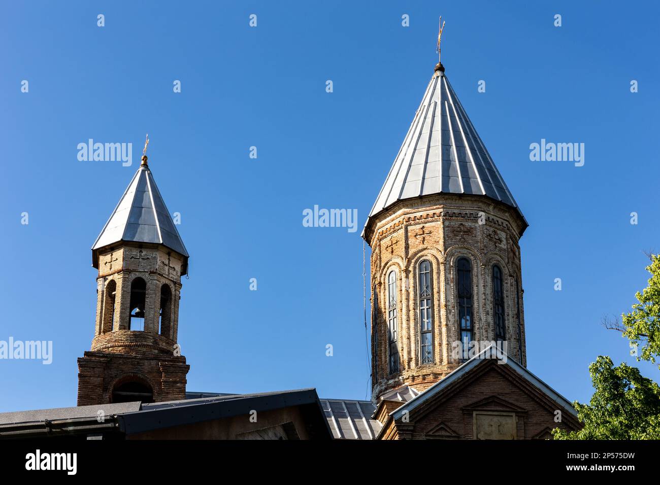 Bell towers of medieval Church of Saint in Surami,