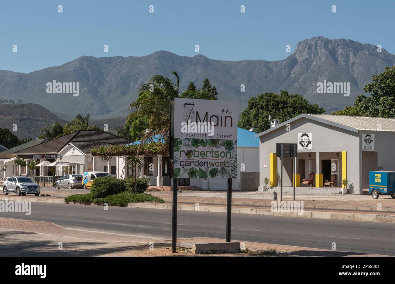 Robertson, Western Cape, South Africa. 2023. Robertson. small town in