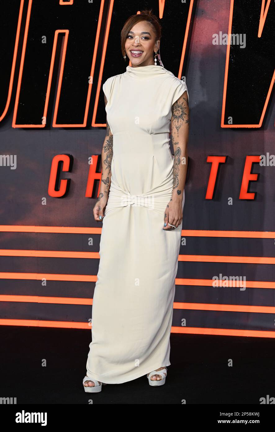 March 6th, 2023, London, UK. Yinka Bokinni arriving at the John Wick