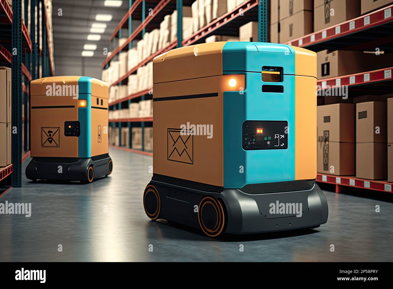 Amazon delivery robot hires stock photography and images Alamy