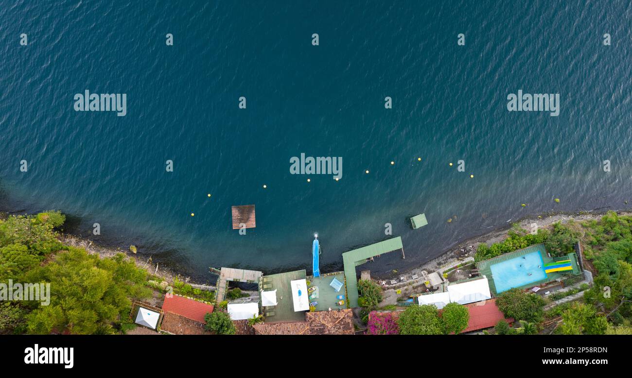 Aerial drone travel paradise resort hi-res stock photography and images ...