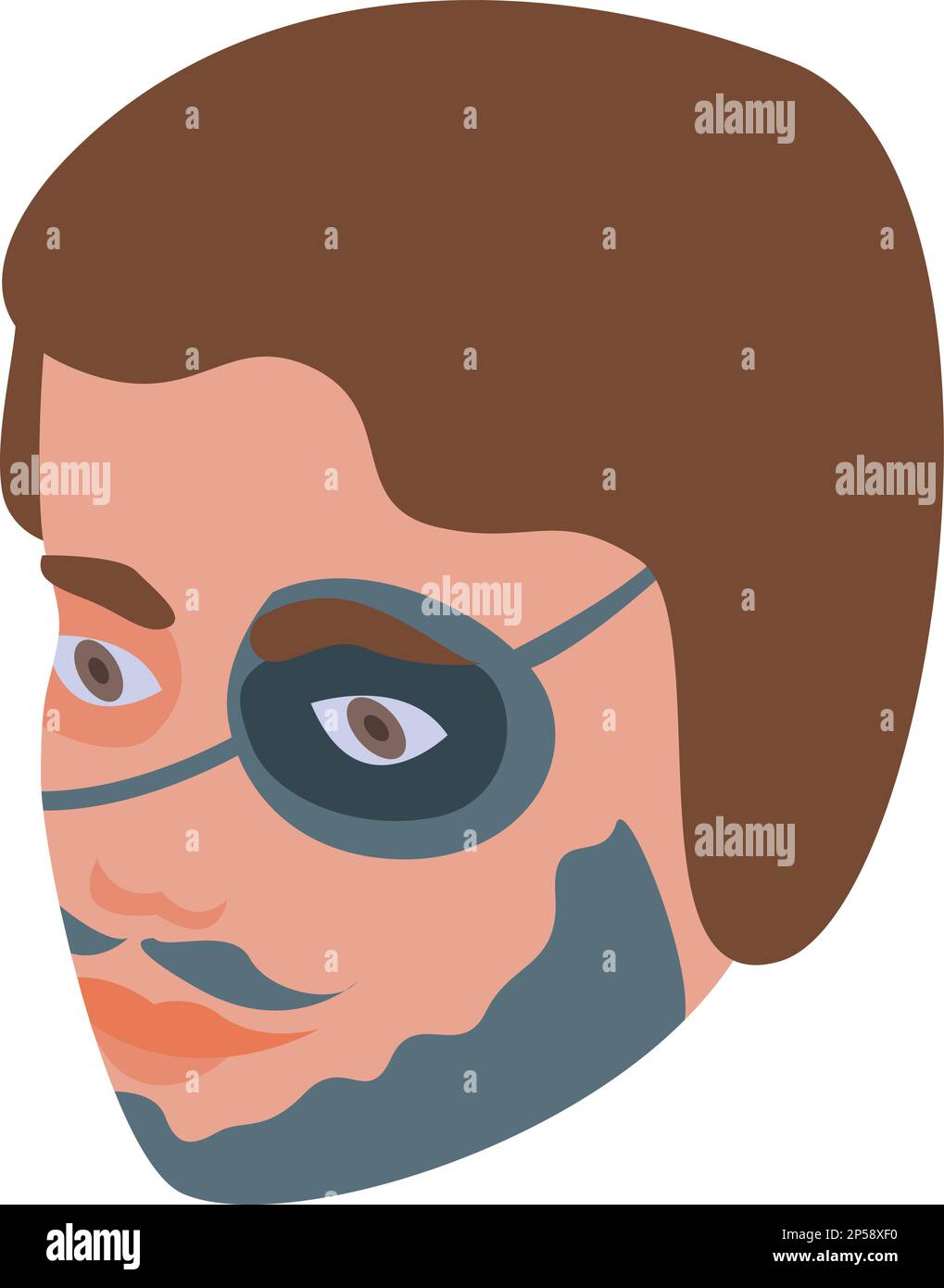 Child Pirate Face Paint Stock Vector Images Alamy child-pirate-face-paint-stock-vector-images-alamy