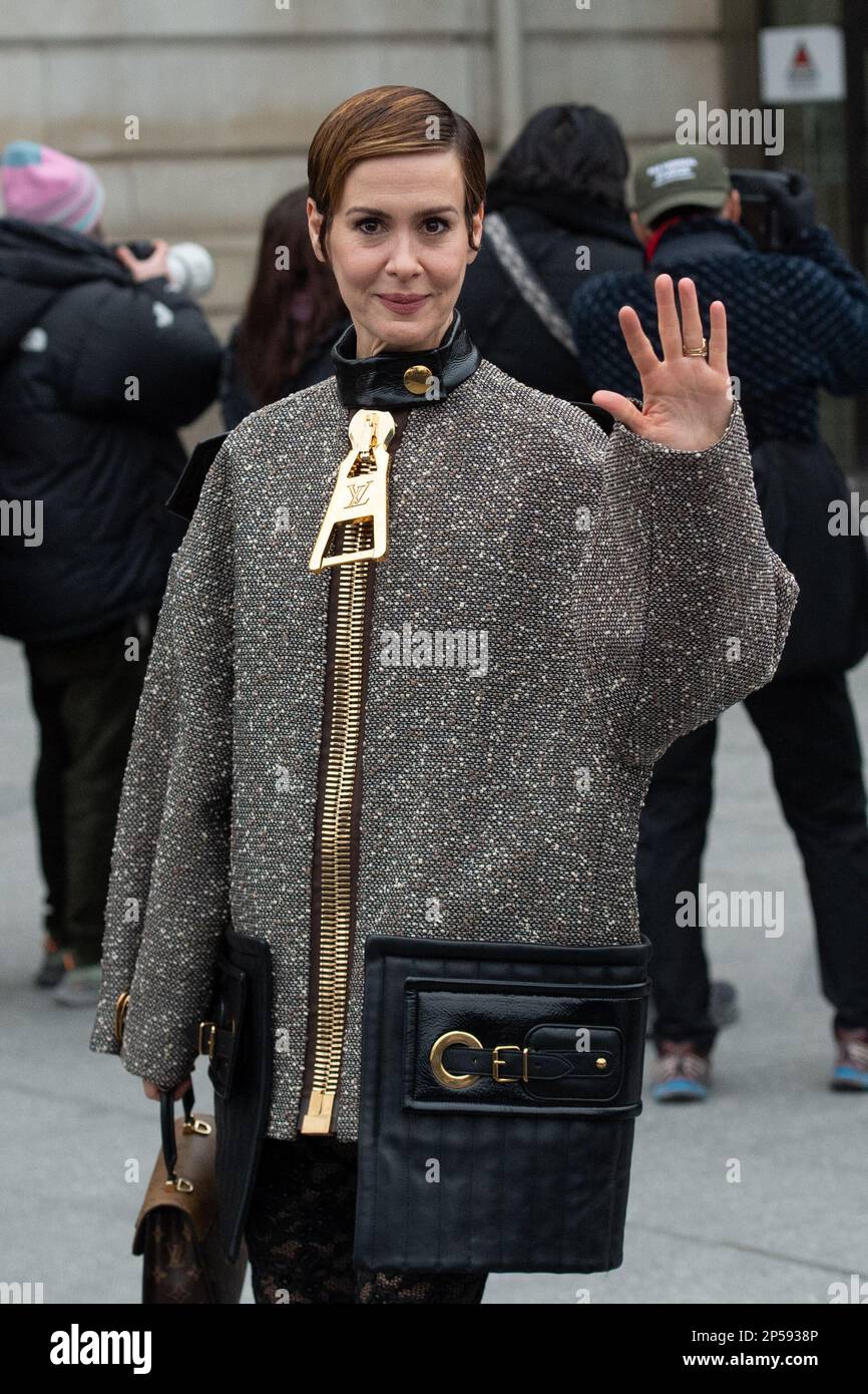Sarah Paulson attending the Louis Vuitton Womenswear Fall Winter 2023