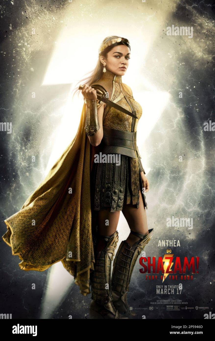 SHAZAM FURY OF THE GODS Aka SHAZAM US Character Poster Rachel Zegler As Anthea