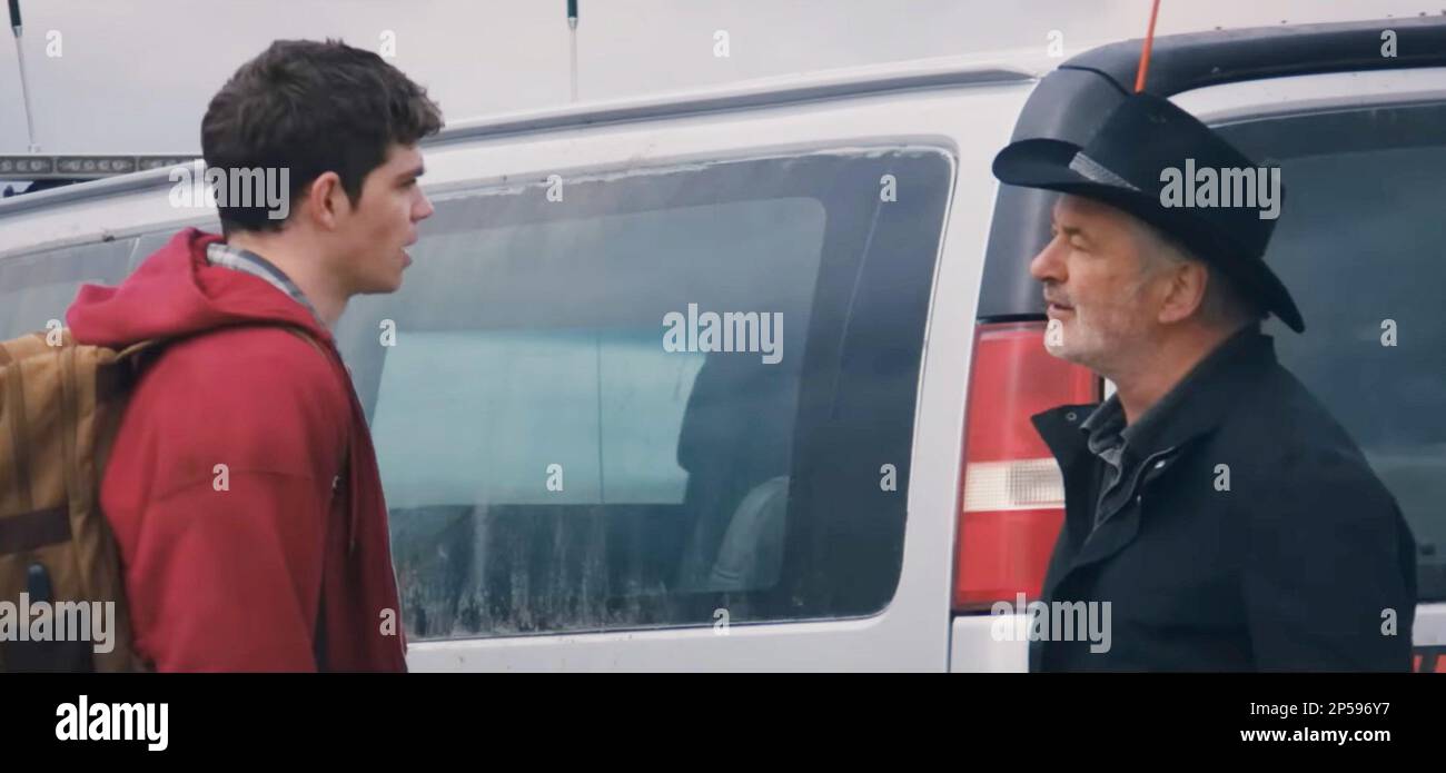 SUPERCELL, from left Daniel Diemer, Alec Baldwin, 2023. © Saban Films