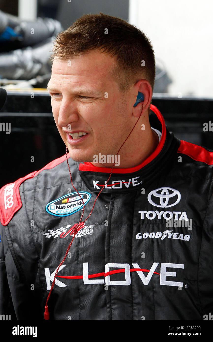 Michael McDowell during practice for the NASCAR Nationwide Series Johnsonville Sausage 200 race