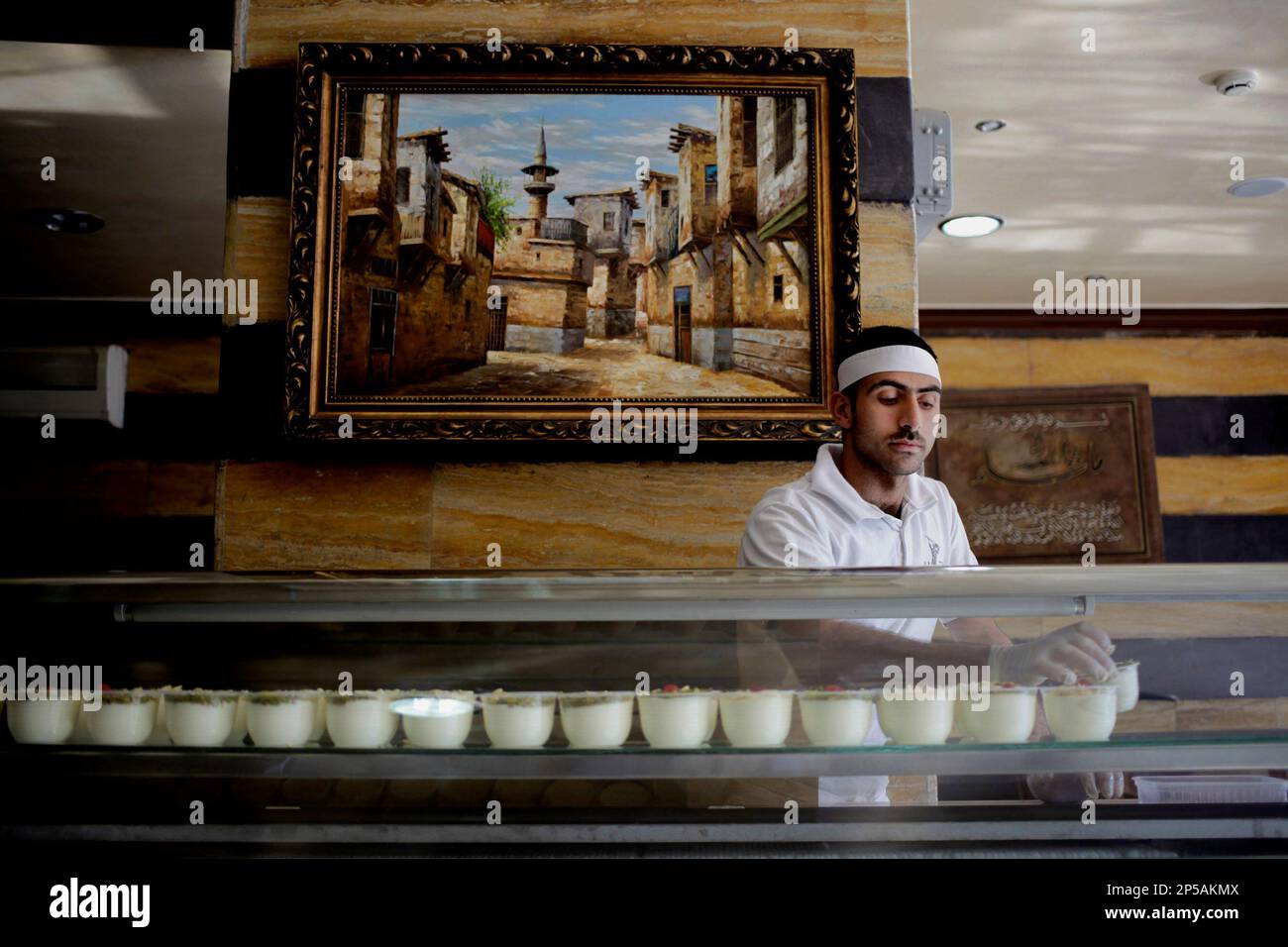 Syrian refugee worker, Mohammed Ali, 25, from Yalda, Damascus
