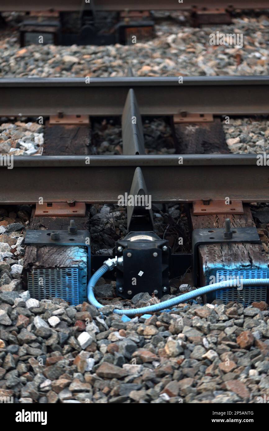 Burke, VA, USA. 6th Mar, 2023. View of Hot Box Detector a