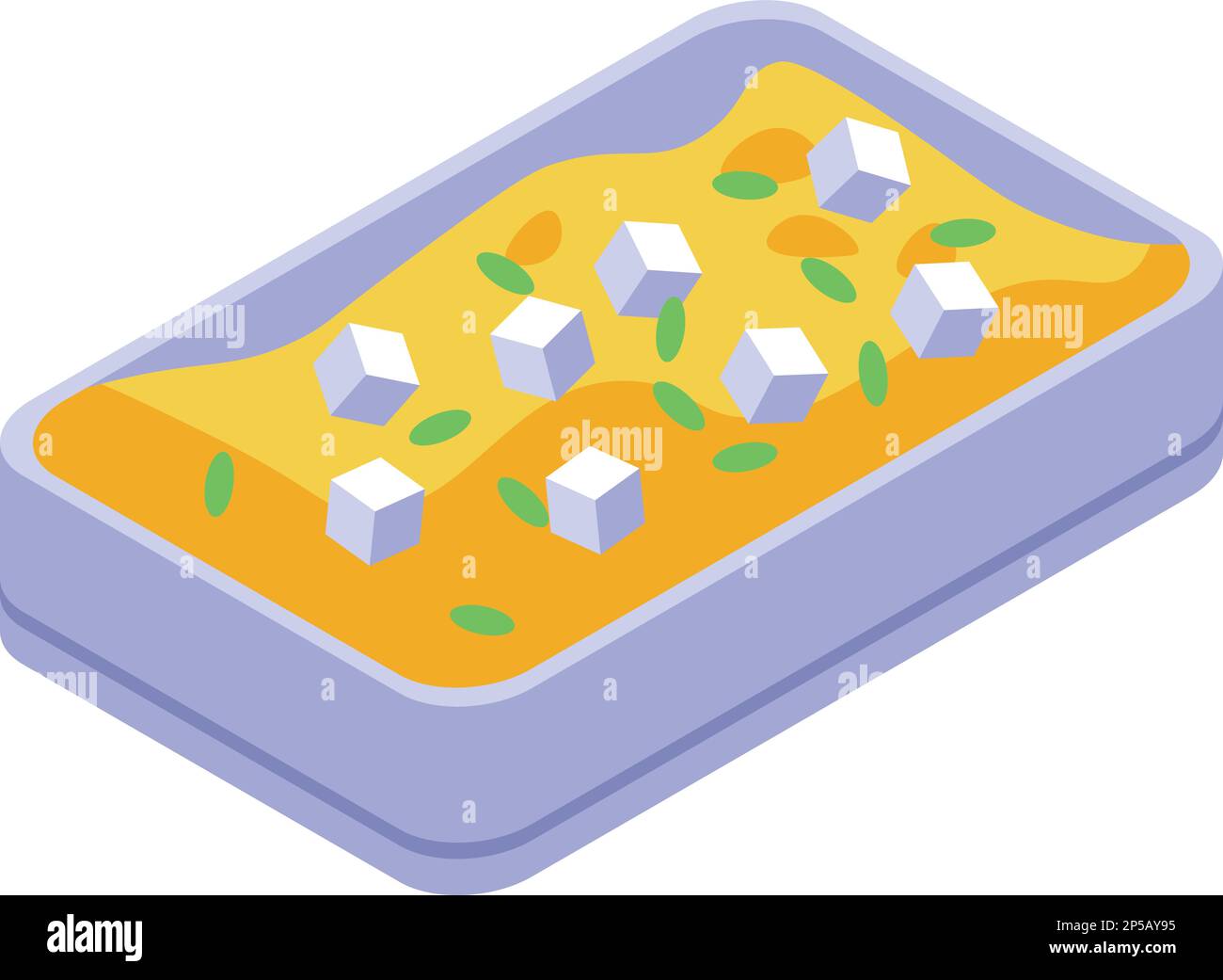 Cake chives icon isometric vector. Fresh spring. Green vegetable Stock ...