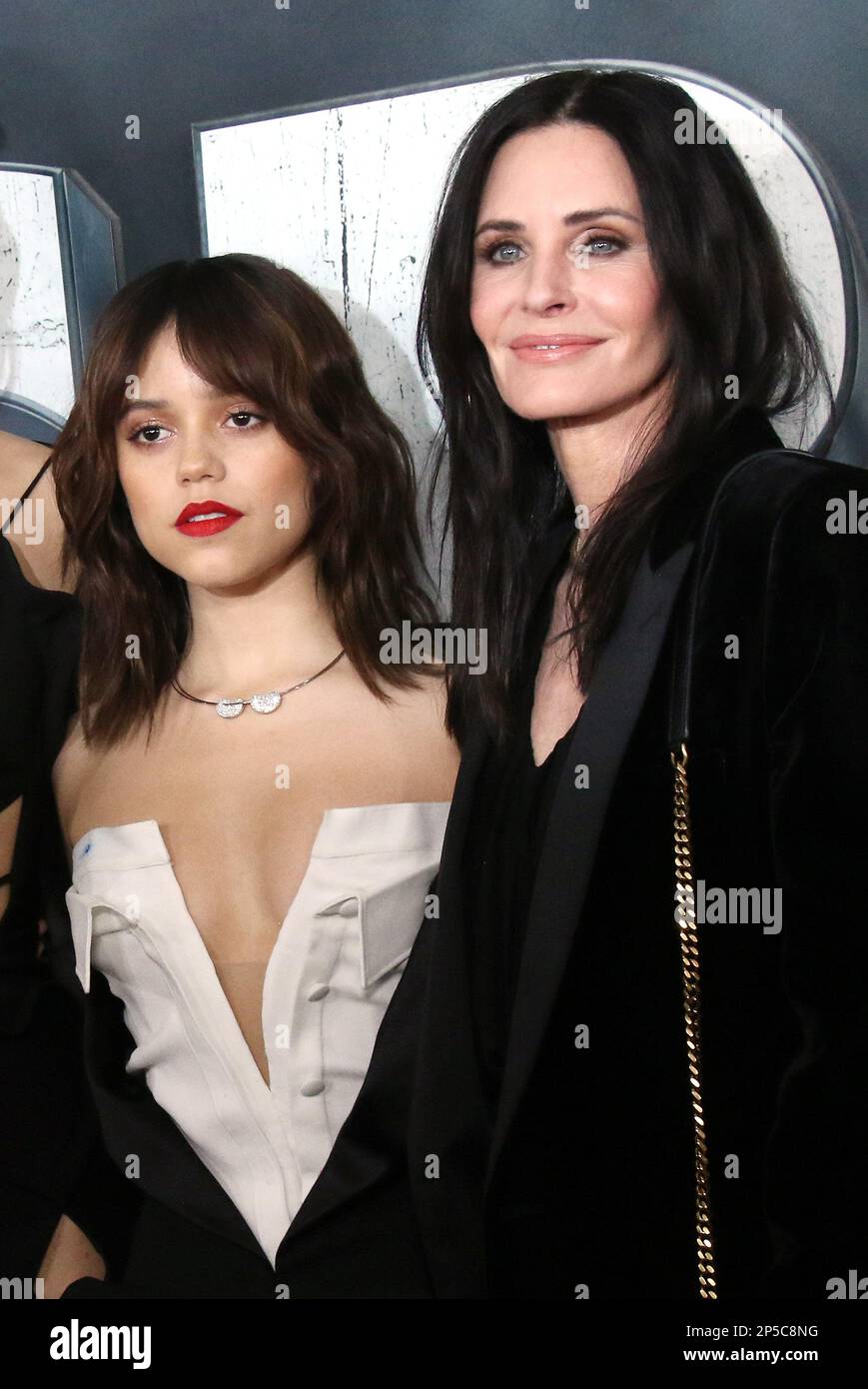 New York, NY, USA. 06th Mar, 2023. Jenna Ortega and Courteney Cox at ...